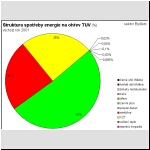 Struktura spoteby energie ohev TUV (%)