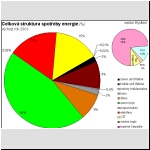 Celkov struktura spoteby energie (%)