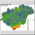 Prmrn rychlost vtru ve vce 10 m