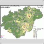 Prmrn denn koncentrace PM10 - velk zdroje