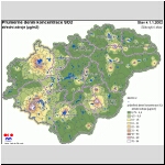 Průměrné denní koncentrace SO2 - střední zdroje
