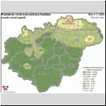 Průměrné roční koncentrace Kadmia - souběh zdrojů